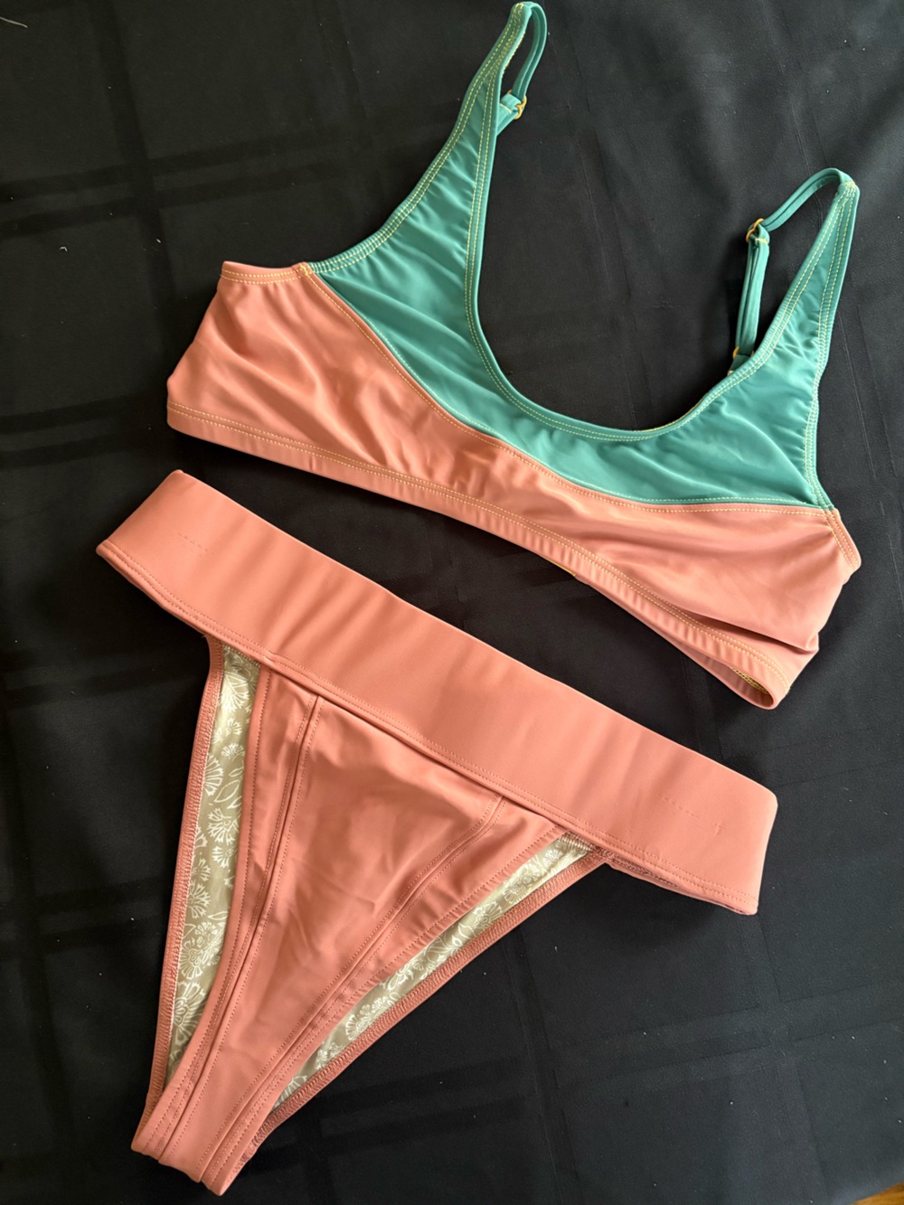 NWOT 2pc Free People beach Farrah Top & Dylan Bottom sz L